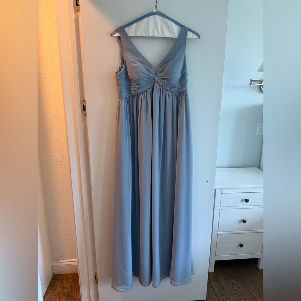 Azazie Soft Blue Dress